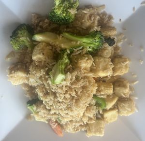 Thai Basil Fried Rice with Tofu  at Teton Kitchen in Depew