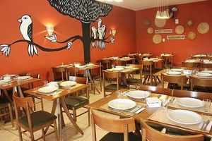 Salão  at Rhais Restaurante Vegetarista in Sao Paulo