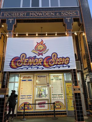 Oakland location at Senor Sisig in Oakland