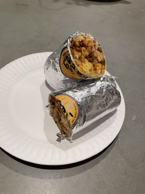 California vegan burrito  at Senor Sisig in Oakland