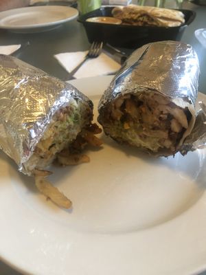 California sisig burrito  at Senor Sisig in Oakland