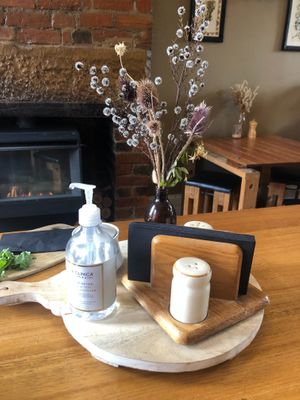 Keep it sanitised at Ozus Coffee in Battery Point