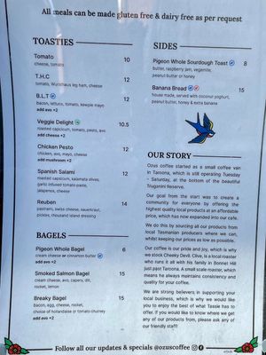  at Ozus Coffee in Battery Point