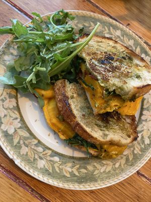Pumpkin & Vio Cheese Toasted Sandwich   at Ozus Coffee in Battery Point