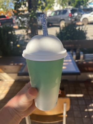 Iced coffee ask for no ice cream or creamm  at The Green Mango Cafe in Broome