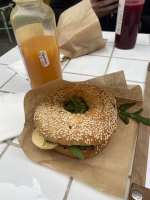   at Budapest Bagel - Kálvin in Budapest