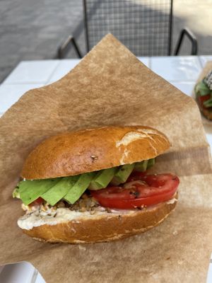 Avokado tomato bagel  at Budapest Bagel - Kálvin in Budapest