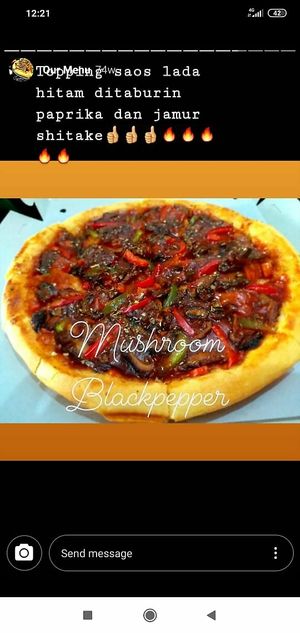 Vegan at Veganza House Pizza in Medan