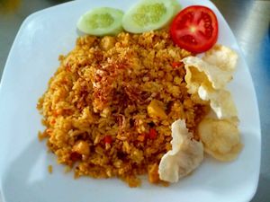 Fried rice at Veganza House Pizza in Medan