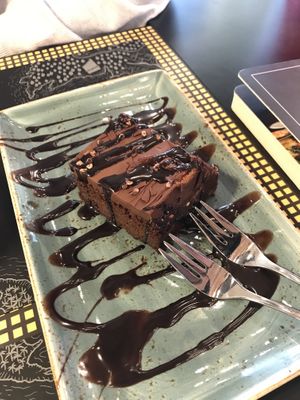 vegan chocola cake (insane!!) at Peter Pane in Dresden