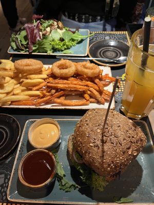 triple side dish completely vegan as well  at Peter Pane in Dresden