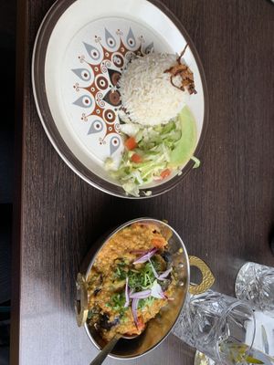 Vegan options 2  at Curry & Pickles in Karlskrona