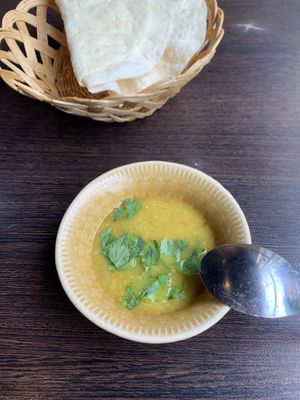 Free dhal soup  at Curry & Pickles in Karlskrona