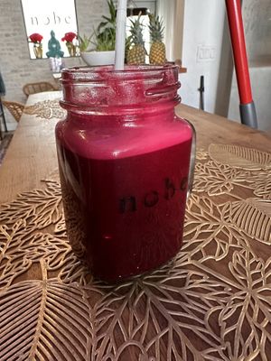 Red Immunity juicee  at Nobe Yoga in Miami Beach