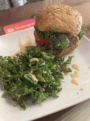 Southwest Burger  at Nobe Yoga in Miami Beach