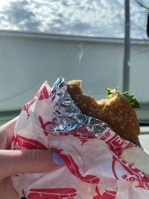 The BEST Vegan Burger  at Romeo's Vegan Burgers Truck in Charlotte
