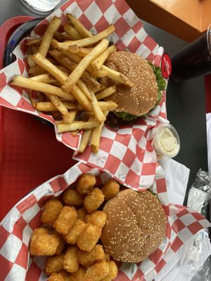   at Romeo's Vegan Burgers Truck in Charlotte