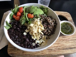 The vegan bowl 💚 at De Leon Latin Cocina in St Augustine