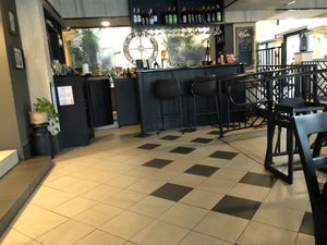 The inside of the restaurant at De Leon Latin Cocina in St Augustine