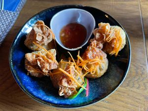 Dumplings at Sen Vegan Cuisine - Moorenstraße in Dusseldorf