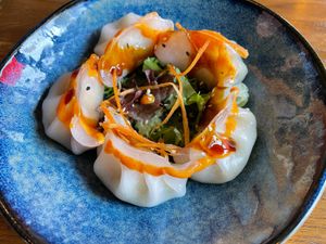 Dumplings at Sen Vegan Cuisine - Moorenstraße in Dusseldorf
