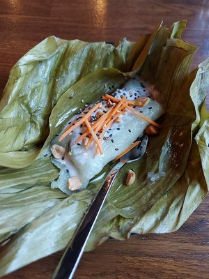 Steamed Banana at Sen Vegan Cuisine - Moorenstraße in Dusseldorf