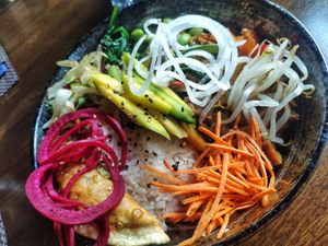 Happy Monk bowl at Sen Vegan Cuisine - Moorenstraße in Dusseldorf