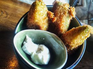 Crispy Avocados at Sen Vegan Cuisine - Moorenstraße in Dusseldorf