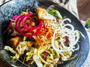 One of the bowls at Sen Vegan Cuisine - Moorenstraße in Dusseldorf