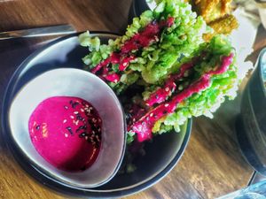 Rice Crispies Tofu at Sen Vegan Cuisine - Moorenstraße in Dusseldorf