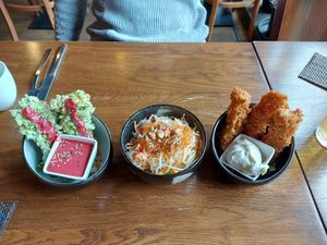 Starters Red Magic, Du Du, Happy Friends at Sen Vegan Cuisine - Moorenstraße in Dusseldorf