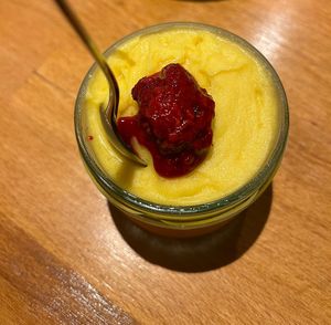 Mango ice cream   at Sen Vegan Cuisine - Moorenstraße in Dusseldorf