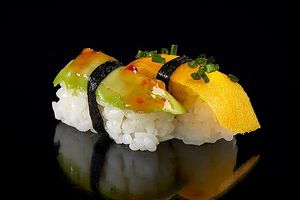 Nigiri vegan at Sushi em Tua Casa in Guimaraes
