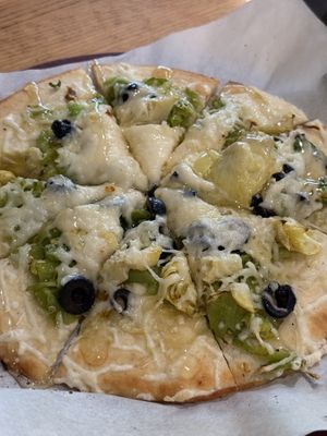 Gfv pizza  at Beau Jo's in Idaho Springs
