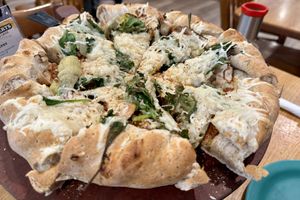 Mountain pie, vegan   at Beau Jo's in Evergreen