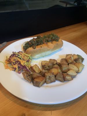 Choripan  at Veggie Beans and Shakes in Bogota