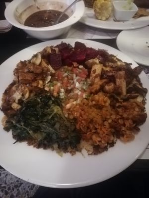 Ethiopian wrap (it's way better than my pic) at Veggie Beans and Shakes in Bogota