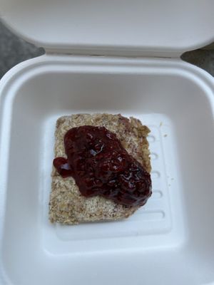 Raspberry cake #Veganuary at Veggie Beans and Shakes in Bogota