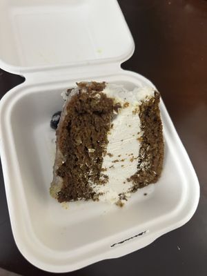 Carrot cake   at Veggie Beans and Shakes in Bogota