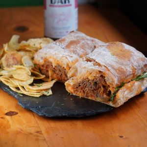 Meatball Vegan Sandwich at Veggie Beans and Shakes in Bogota