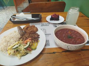 Menú del día at Veggie Beans and Shakes in Bogota