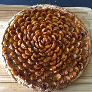 plum pie at Sur Mon Chemin  in Cahuzac Sur Vere