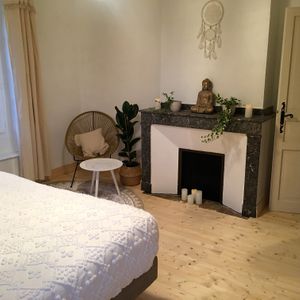 the room " Au coin du feu" at Sur Mon Chemin  in Cahuzac Sur Vere