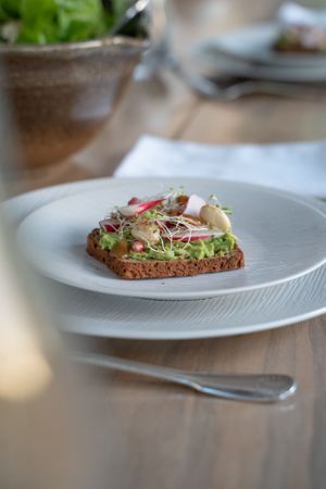 Vegan Avocado toast @SamuelLhermillier at Sur Mon Chemin  in Cahuzac Sur Vere