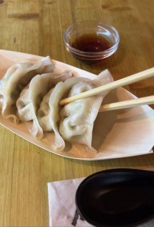 Veggie gyozas   at Natsu Ramen in Murcia