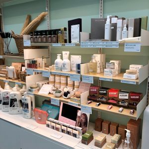 Vegan cosmetics at B:green in Seoul