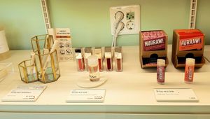 cosmetics, e.g. eyeliner, lipbalm #Veganuary at B:green in Seoul