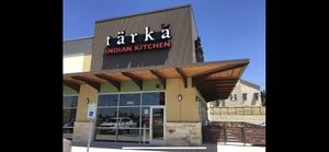 Outside. Located in a nice shopping center   at Tarka Indian Kitchen in San Antonio