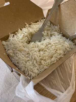 Best basmati rice ever   at Tarka Indian Kitchen in San Antonio