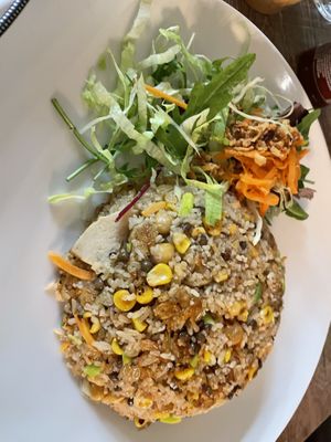 It’s a lot of rice  at Vina's Noodles & More in Leiden